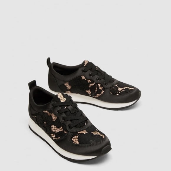 Zara Shoes - LAST ONE - NWT Zara Lace Sneakers